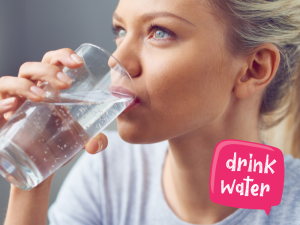 Drink Water for fresh breath